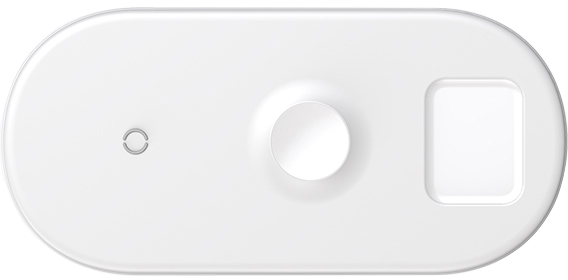 

Беспроводное зарядное устройство Baseus Smart 3in1 18W WX3IN1-B02 (White), Smart 3in1