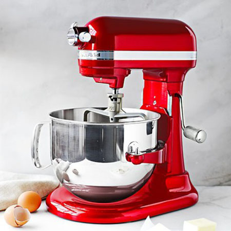 Планетарный миксер KitchenAid Heavy Duty 6.9 л 5KSM7591XEER (Empire Red) купить в интернет-магазине icover