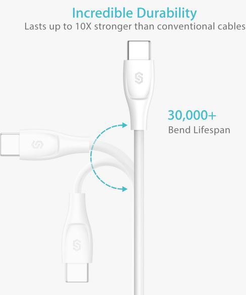 Кабель Syncwire SW-TC067 USB-C 1m (White) купить в интернет-магазине icover