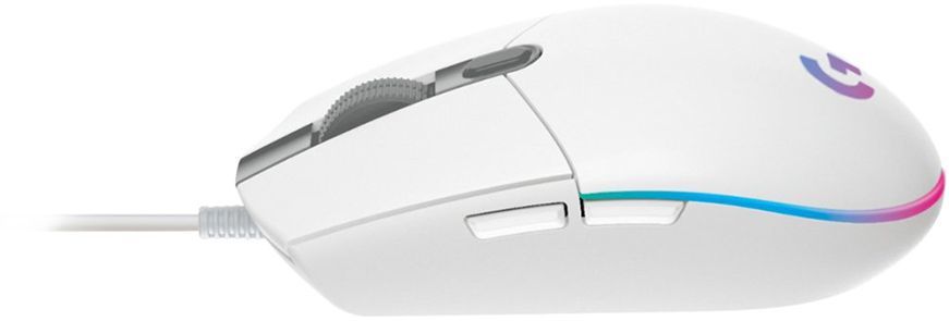 Игровая мышь Logitech G102 Lightsync 910-005824 (White) купить в интернет-магазине icover
