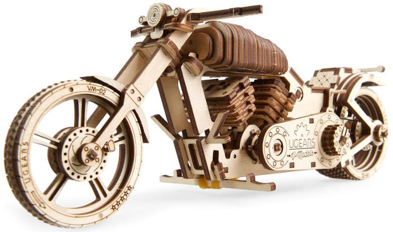 3D-пазл Ugears Байк VM-02 (70051) купить в интернет-магазине icover