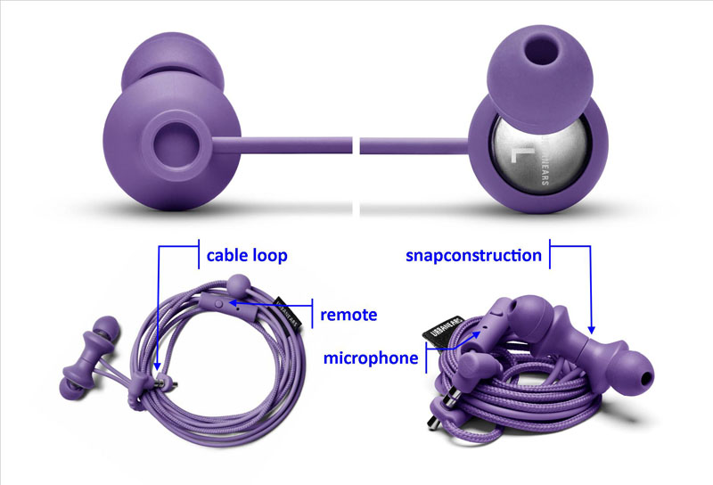 Urbanears Kransen - вставные наушники с микрофоном (Caribbean) купить в интернет-магазине icover