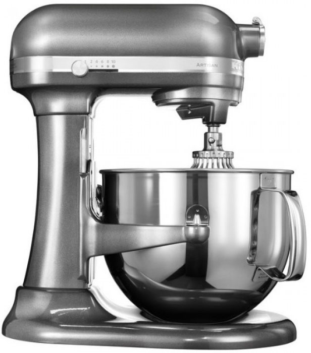 

Планетарный миксер KitchenAid Artisan 6.9 л 5KSM7580XEMS (Medallion Silver)