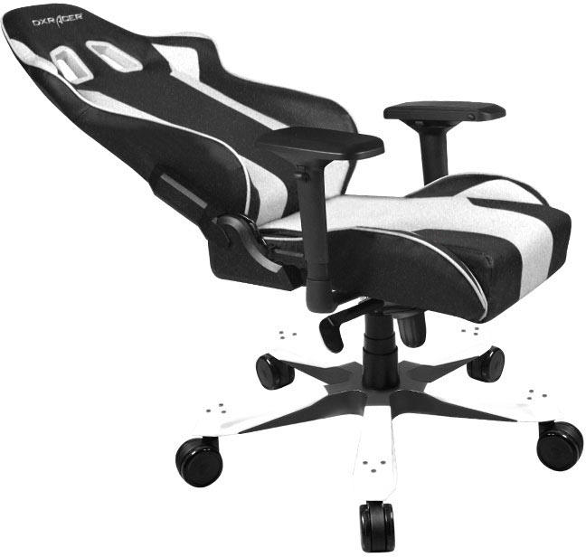 Компьютерное кресло DXRacer OH/KS06/NW (Black/White) купить в интернет-магазине icover
