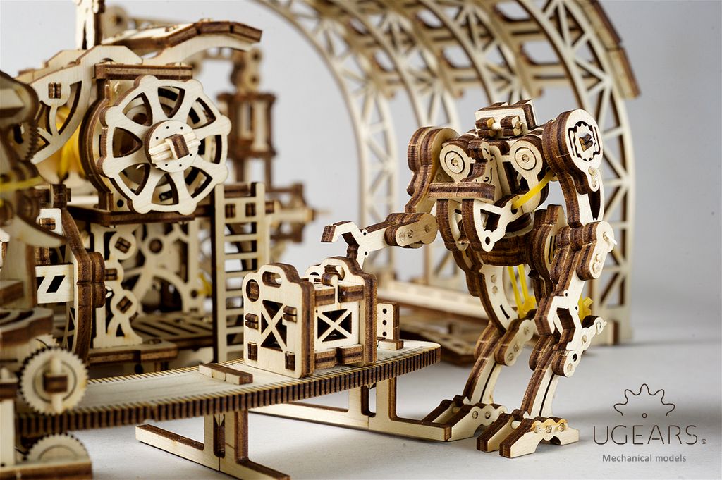 3D-пазл UGears Фабрика роботов (70039) купить в интернет-магазине icover