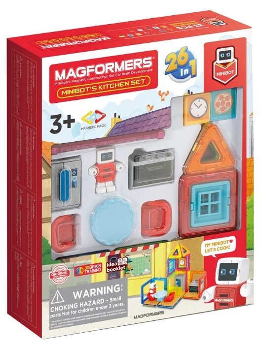 

Магнитный конструктор Magformers Minibot's Kitchen Set (705010)