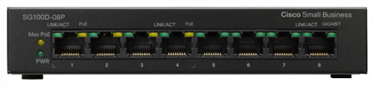 Купить cisco sg100d-08 8-port gigabit poe desktop switch - управляемый коммутатор в Москве. В нашем каталоге интернет-магазина icover.ru вы можете ознакомиться с ценами, подробным описанием, фотографиями и техническими характеристиками. Низкие цены. Высокое качество. Доставка по России. Заказать товары по телефону +7(495)229-39-50 Cisco SG100D-08 8-port Gigabit PoE Desktop Switch - управляемый коммутатор купить в интернет-магазине icover