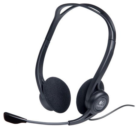 Проводные наушники с микрофоном Logitech Headset 960 981-000100 (Black) купить в интернет-магазине icover