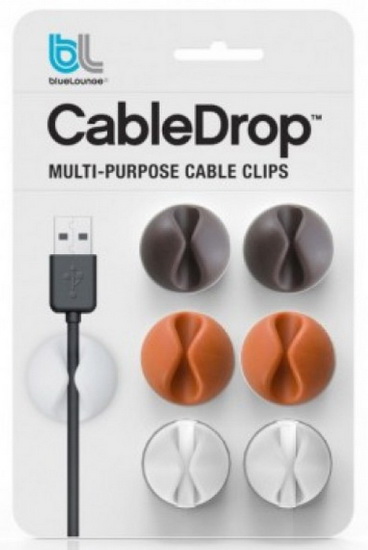 Держатель для проводов Bluelounge CableDrop (Muted) купить в интернет-магазине icover