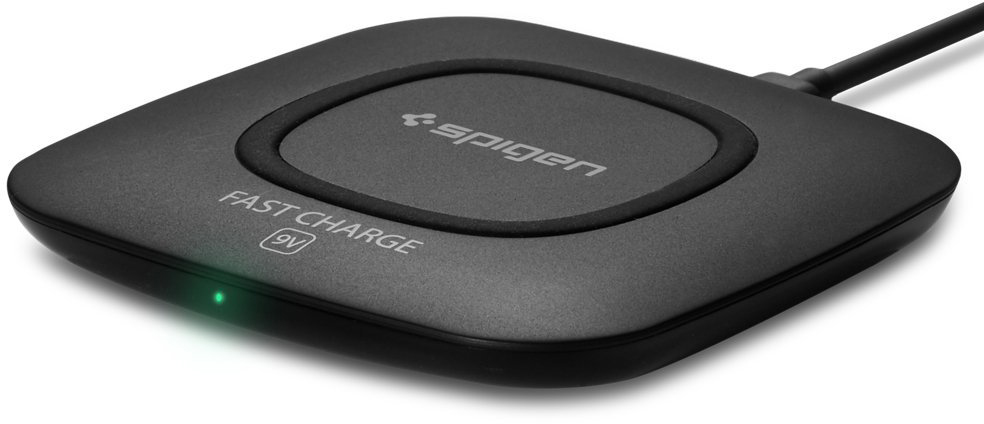 Беспроводное зарядное устройство Spigen Essential F301W (Black) купить в интернет-магазине icover