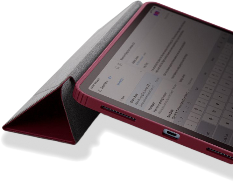 Чехол Uniq Moven Anti-microbial для iPad Pro 11" 2021 (Maroon Red) купить в интернет-магазине icover