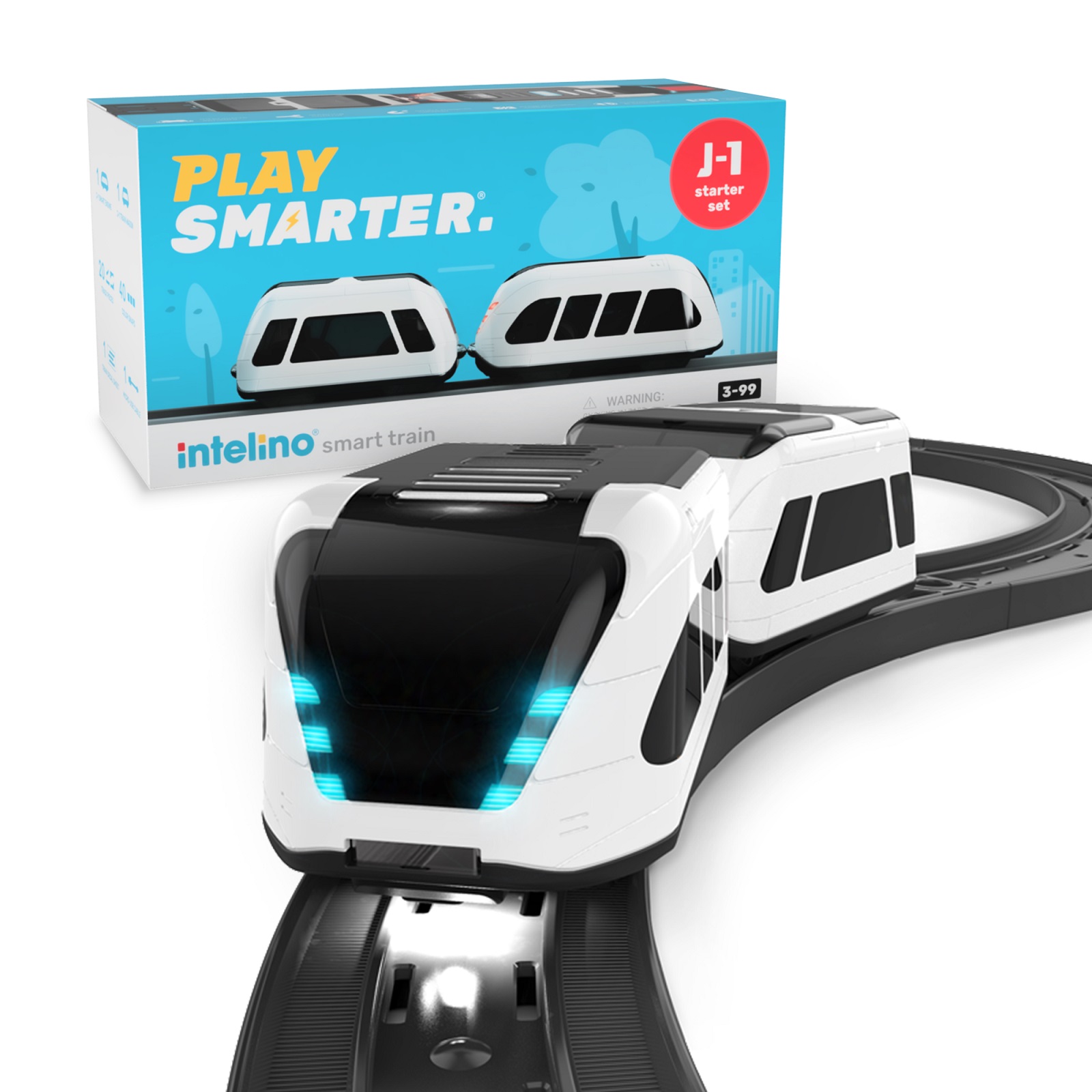 

Умная железная дорога Intelino Smart Train J-1 Starter Set (White)