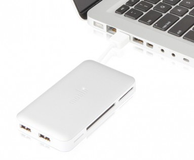 Moshi Cardette Ultra Media Card Reader - универсальный картридер для Mac (Silver) купить в интернет-магазине icover