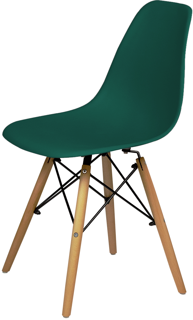 Комплект стульев Ridberg DSW EAMES 4 шт. (Deep Green) купить в интернет-магазине icover