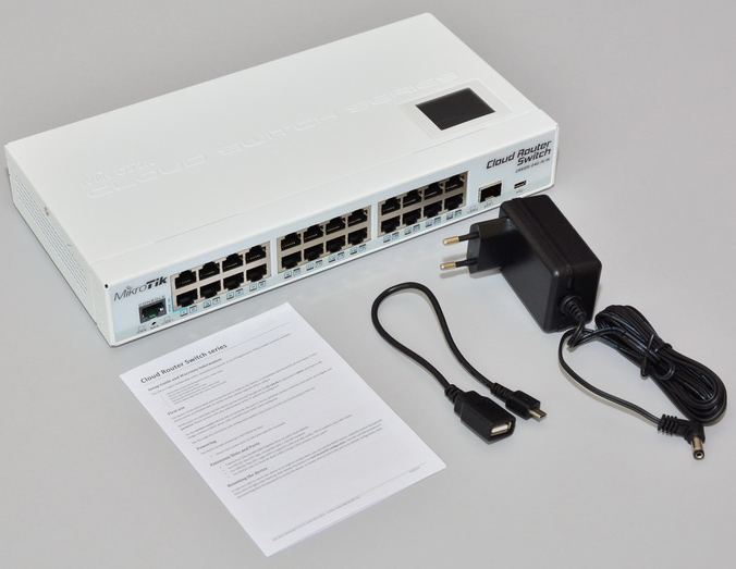 Коммутатор MikroTik Cloud Router Switch (CRS125-24G-1S-IN)  купить в интернет-магазине icover
