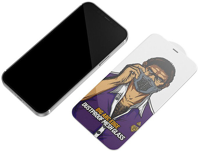 Защитное стекло BlueO 2.5D Dustproof Full Cover (NPB6-6.7) для iPhone 12 Pro Max (Transparent) купить в интернет-магазине icover