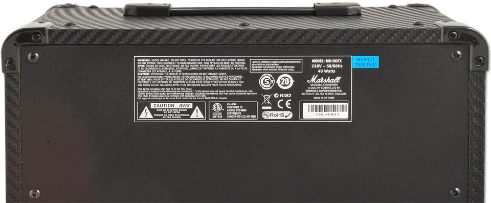Гитарный комбоусилитель Marshall MG15CFX Combo (Black) купить в интернет-магазине icover