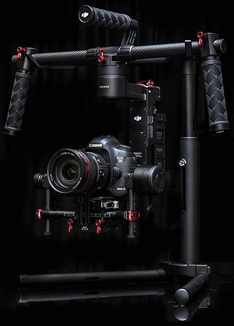 DJI Ronin-M - трехосевой подвес со стабилизацией для камер купить в интернет-магазине icover