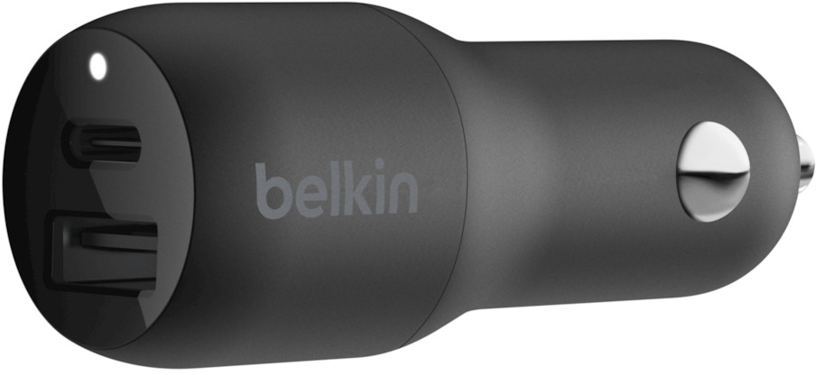 Автомобильное зарядное устройство Belkin Boost Charge (F7U100btBLK) USB-C/USB-A (Black) купить в интернет-магазине icover