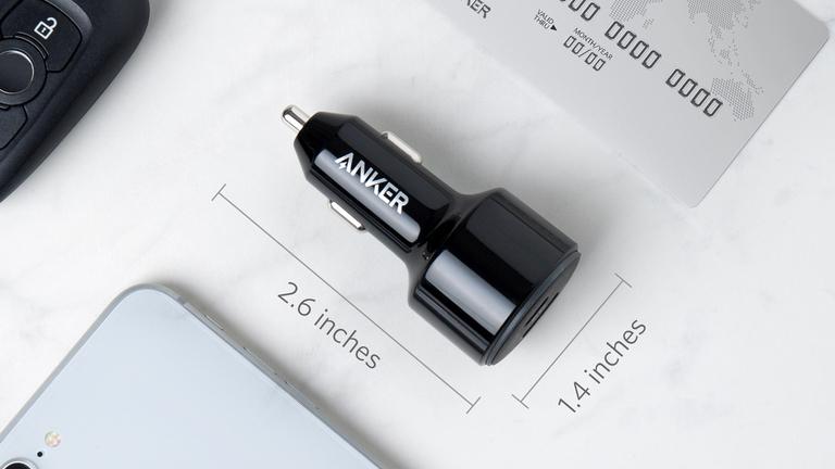 Автомобильная зарядка Anker PowerDrive+ III Duo Origin A2725H11 (Black) купить в интернет-магазине icover
