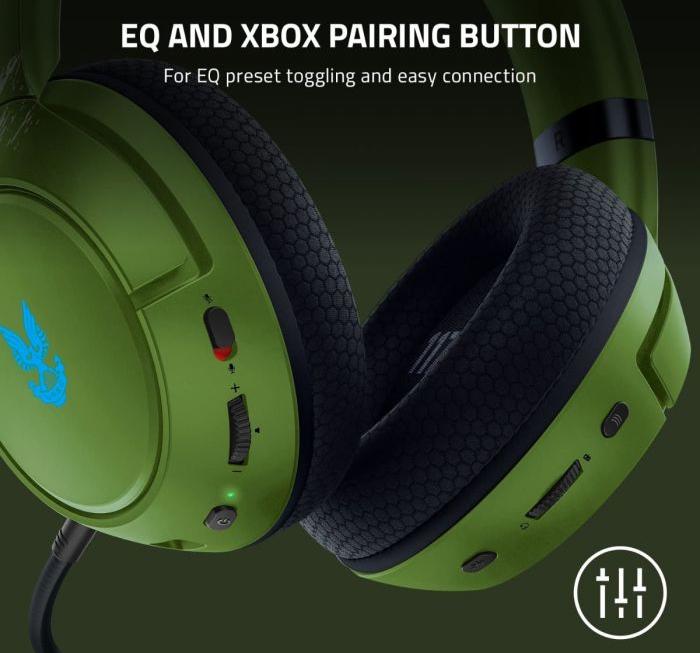 Игровая гарнитура Razer Kaira Pro (RZ04-03470200-R3M1) для Xbox Series X/S (HALO Infinite Edition) купить в интернет-магазине icover