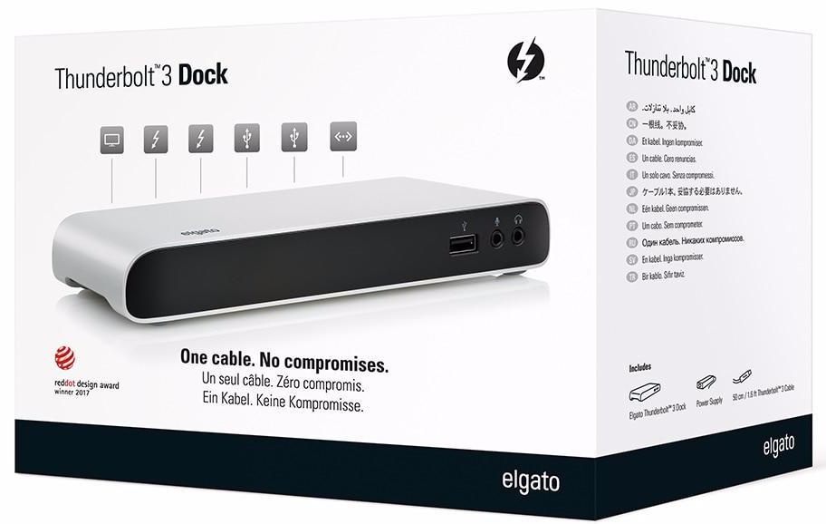 Универсальный USB-хаб Elgato Thunderbolt 3 Dock 10DAA8501 (Silver) купить в интернет-магазине icover