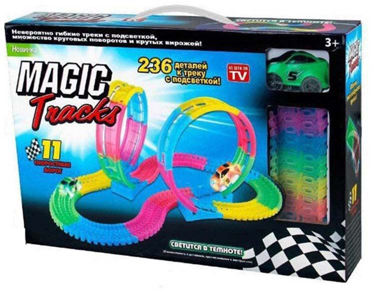 Конструктор Magic Tracks 236 деталей купить в интернет-магазине icover