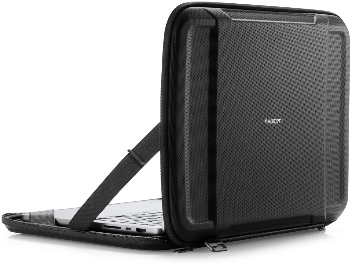 Чехол Spigen Rugged Armor Pro (AFA04271) для MacBook Pro 16" (Black) купить в интернет-магазине icover