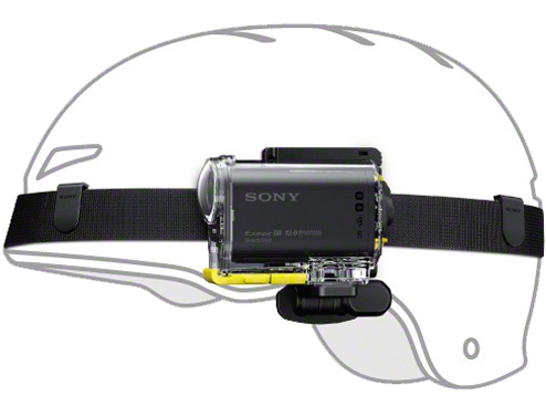 Sony Universal Head Mount Kit (BLT-UHM1) - наголовный комплект крепления для Sony Action Cam купить в интернет-магазине icover