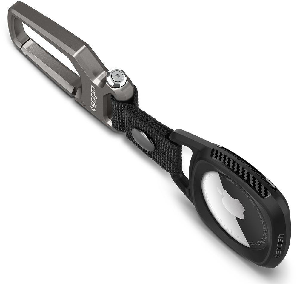 Чехол-держатель Spigen Rugged Armor (AMP01565) для Apple AirTag (Black) купить в интернет-магазине icover