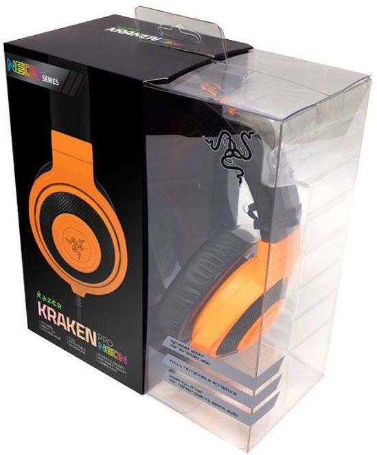 Razer Kraken Pro Neon - игровая гарнитура (Orange) купить в интернет-магазине icover