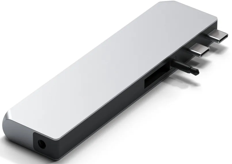 Хаб Satechi USB-C Pro Hub Max ST-UCPHMXS для MacBook Pro 2021 (Silver) купить в интернет-магазине icover