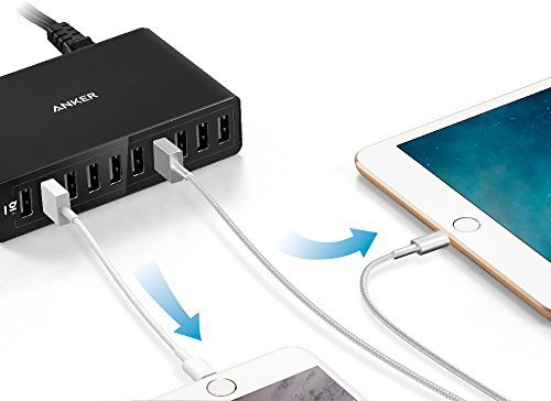 Сетевое зарядное устройство Anker PowerPort 10 60W A2133L11 (Black) купить в интернет-магазине icover