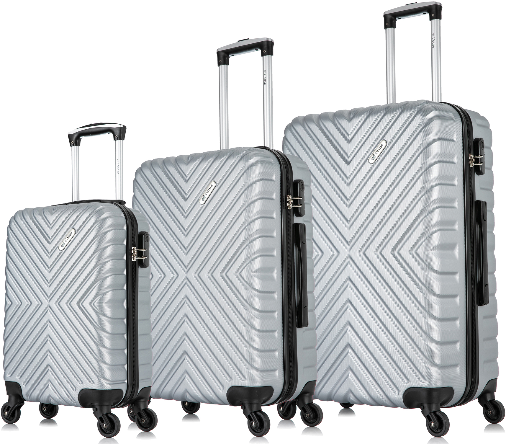 Чемодан L'Case New Delhi размер L (Grey) купить в интернет-магазине icover