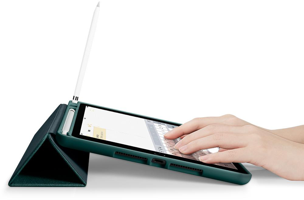 Чехол Spigen Urban Fit (ACS01062) для iPad 10.2" (Midnight Green) купить в интернет-магазине icover