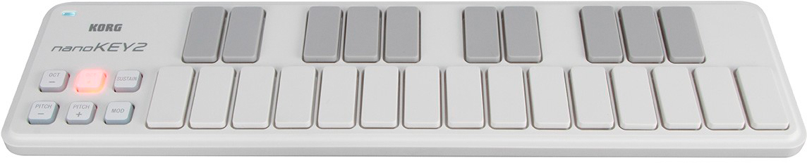MIDI-клавиатура Korg nanoKEY2 A030501 (White) купить в интернет-магазине icover