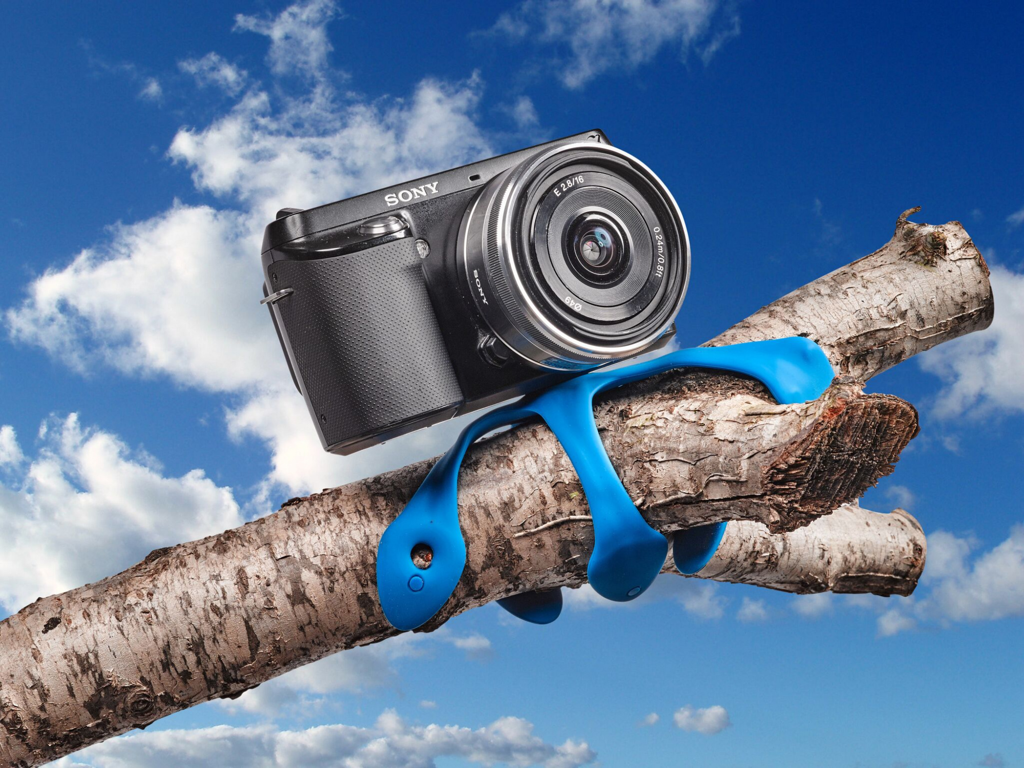 Трипод Miggo Splat Flexible (MW SP-CSC BL 20) для фотоаппаратов (Blue) купить в интернет-магазине icover