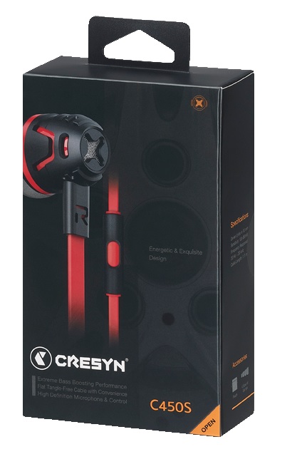 Cresyn C450S (CPU-ES0450RD01) - наушники с микрофоном (Red) купить в интернет-магазине icover