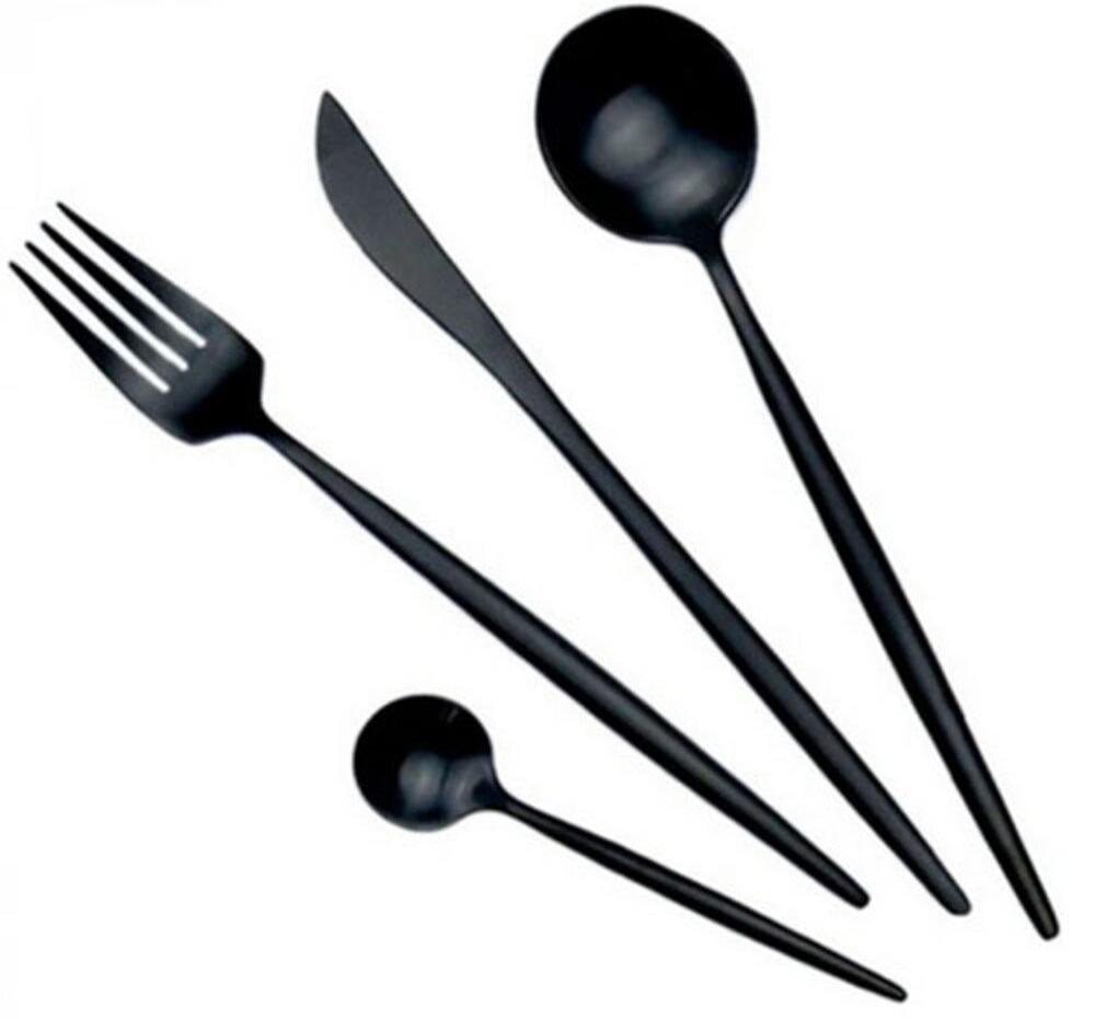 

Набор столовых приборов Xiaomi Maison Maxx Stainless Steel Modern Flatware Set (Black)