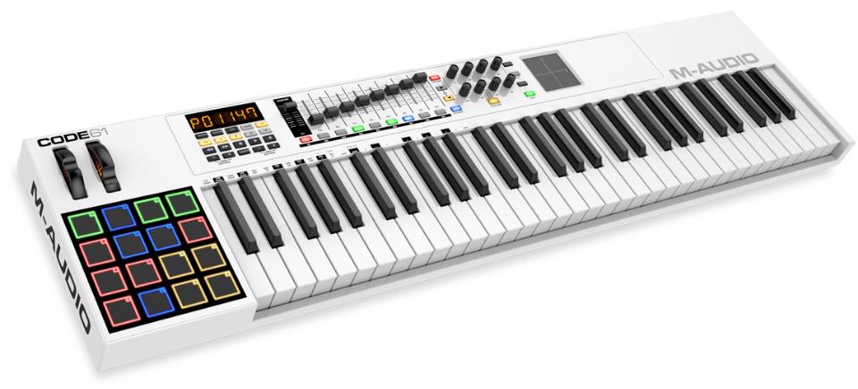 M-Audio CODE 61 - MIDI-клавиатура (White) купить в интернет-магазине icover