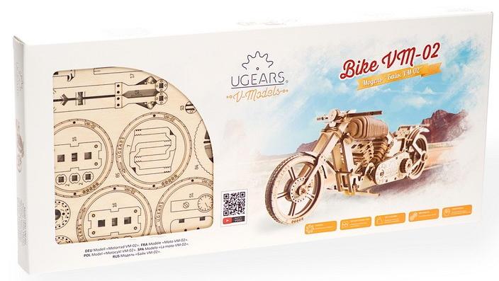 3D-пазл Ugears Байк VM-02 (70051) купить в интернет-магазине icover