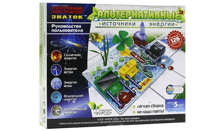 Знаток "Альтернативные источники энергии" (70096) - конструктор купить в интернет-магазине icover