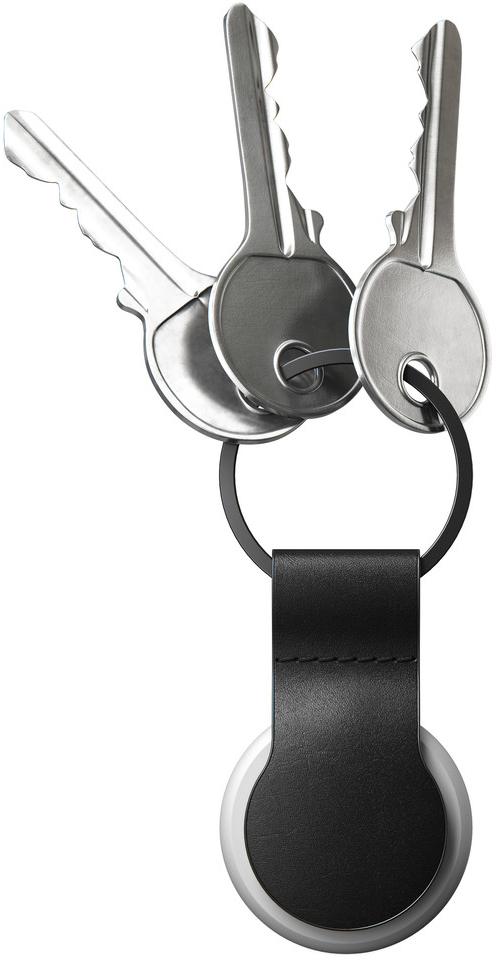Брелок Nomad Leather Loop (NM01015185) для Apple AirTag (Black) купить в интернет-магазине icover