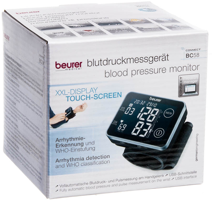Купить beurer bc 58 - тонометр на запястье (black) в Москве. В нашем каталоге интернет-магазина icover.ru вы можете ознакомиться с ценами, подробным описанием, фотографиями и техническими характеристиками. Низкие цены. Высокое качество. Доставка по России. Заказать товары по телефону +7(495)229-39-50 Beurer BC 58 - тонометр на запястье (Black) купить в интернет-магазине icover