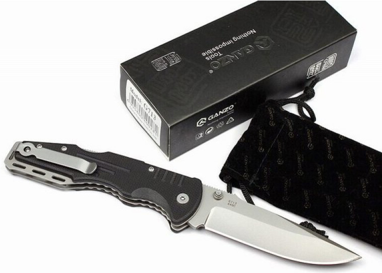 Ganzo G713 - нож складной (Black) купить в интернет-магазине icover