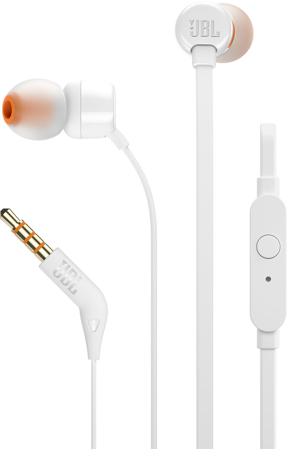

Внутриканальная гарнитура JBL T110 (White), T110