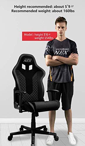 Компьютерное кресло DXRacer NEX EC/OK01/N (Black) купить в интернет-магазине icover