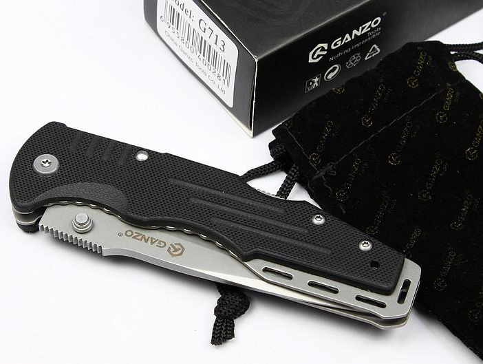 Ganzo G713 - нож складной (Black) купить в интернет-магазине icover