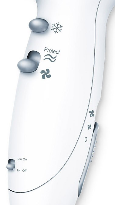 Beurer HDE30 - фен для волос профессиональный (White) купить в интернет-магазине icover