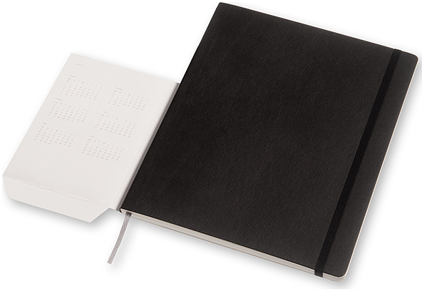 Moleskine Classic Soft XLarge 2017 (DSB12WN4Y17) - еженедельник (Black) купить в интернет-магазине icover